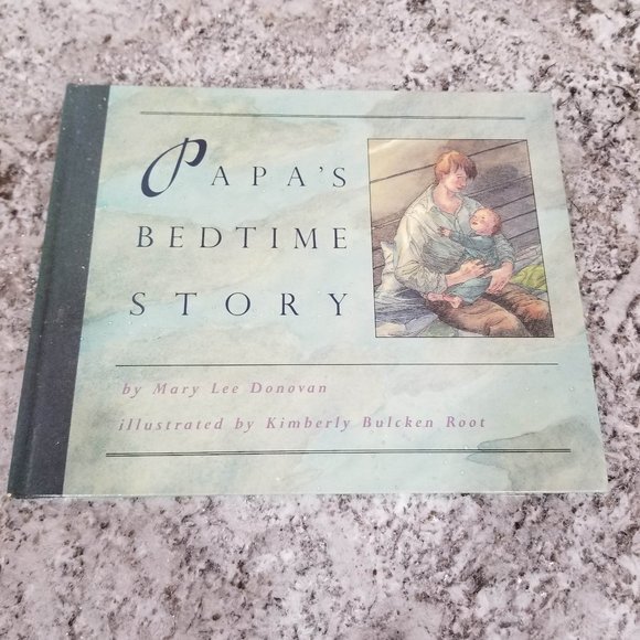 Papa's Bedtime Story Hardcover Picture Book - Picture 1 of 4
